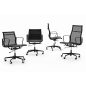King Home Aeron Premium Hálós Irodai Szék Fekete Alumínium