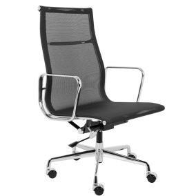 King Home Aeron Premium Irodai Szék Hálós Króm Fekete