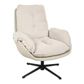 King Home Carino Forgó Fotel Teddy Bézs Kényelmes