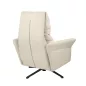   King Home RELAX Forgó Fotel Teddy Bézs Állítható Lábtartóval