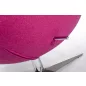 King Home Egg Széles Kasmír Fotel Fukszia Forgatható