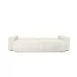 King Home Pillow Kihúzható Kord Kanapé Világos Bézs