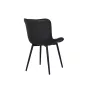 King Home Greg Steppelt PU Bőr Étkezőszék Fekete