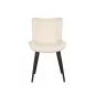 King Home Vela Étkezőszék PU Bőr Bézs Modern