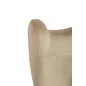 King Home Egg Széles Bársony Fotel Khaki