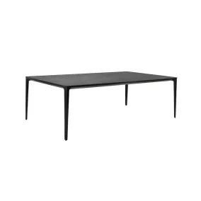 King Home Slim 200 Kerámia Étkezőasztal Fekete Márvány