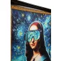 King Home Neon Lisa LED Világító Művészeti Kép 80x100