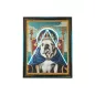  King Home Neon Bulldog LED Világító Kép Klasszikus Keretben