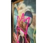 King Home Neon Bulldog Léggömb LED Művészi Falikép