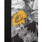King Home Van Sunflower Művészi Nyomat Fekete Keretben