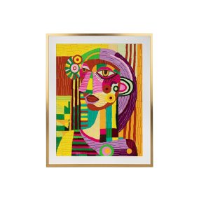 King Home Pablo Modern Művészeti Falikép Többszínű