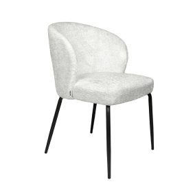 King Home Greta Kényelmes Szék Fehér Szövet