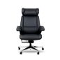King Home Comandor Prémium Irodai Szék Valódi Bőr Fekete