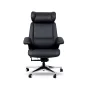 King Home Comandor Prémium Irodai Szék Valódi Bőr Fekete
