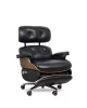 King Home Lounge Automatic Fekete Bőr Irodai Fotel USB Töltővel