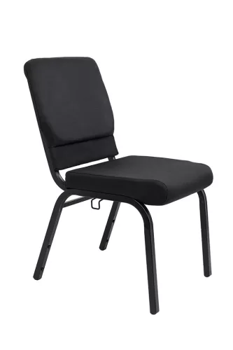 King Home SAMOS Konferencia Szék Fekete Kárpitozott