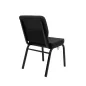 King Home SAMOS Konferencia Szék Fekete Kárpitozott