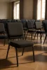 King Home SAMOS Konferencia Szék Fekete Kárpitozott