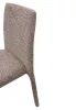 King Home ALYA Étkezőszék Poliészter Barna Strukturált Kárpittal