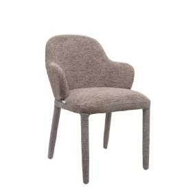 King Home AKIRA szék poliészter barna kárpitozott