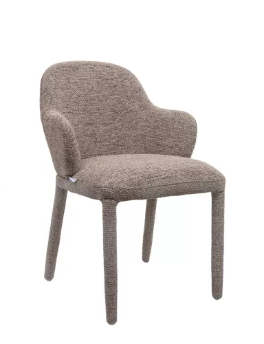 King Home AKIRA szék poliészter barna kárpitozott