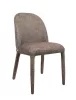 King Home TUYA szék barna poliészter kárpitozott ergonomikus