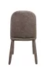 King Home TUYA szék barna poliészter kárpitozott ergonomikus