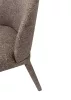 King Home TUYA szék barna poliészter kárpitozott ergonomikus
