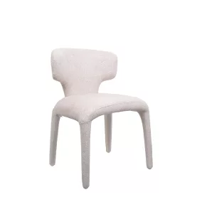 King Home Apulia Szék Poliészter Bézs Szobrászati Forma