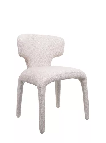 King Home Apulia Szék Poliészter Bézs Szobrászati Forma