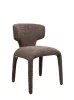 King Home Apulia Designer Szék Poliészter Barna Organikus Forma