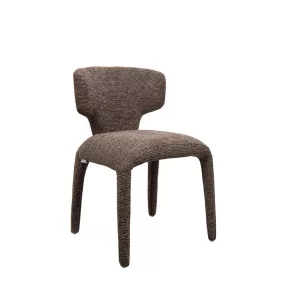   King Home Apulia Designer Szék Poliészter Barna Organikus Forma