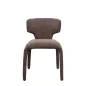   King Home Apulia Designer Szék Poliészter Barna Organikus Forma