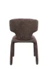 King Home Apulia Designer Szék Poliészter Barna Organikus Forma