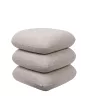 King Home STONES Pufa Boucle Bézs Organikus Forma