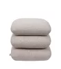 King Home STONES Pufa Boucle Bézs Organikus Forma