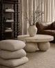 King Home STONES Pufa Boucle Bézs Organikus Forma