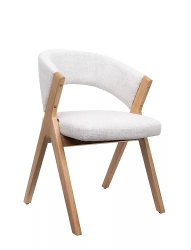 King Home FIRENZE kárpitozott szék bézs poliészter skandináv stílus