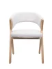 King Home FIRENZE kárpitozott szék bézs poliészter skandináv stílus