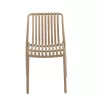 King Home STRIPS Szék Műanyag Bézs Csíkozott