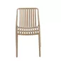 King Home STRIPS Szék Műanyag Bézs Csíkozott