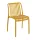 King Home STRIPS kültéri szék műanyag sárga