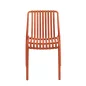 King Home STRIPS Szék Műanyag Narancs Sztapelható