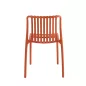 King Home STRIPS Szék Műanyag Narancs Sztapelható