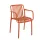 King Home STRIPS ARM Kerti Szék Karfával Narancs