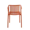 King Home STRIPS ARM Kerti Szék Karfával Narancs