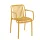 King Home STRIPS ARM Szék Műanyag Sárga Karfás