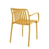 King Home STRIPS ARM Szék Műanyag Sárga Karfás