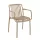 King Home STRIPS ARM szék karfával bézs műanyag