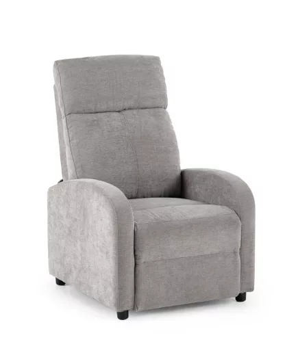 King Home Relax Premium Kihúzható Pihenőfotel Világosszürke